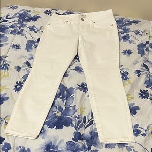 LOFT Women's Crisp White Skinny Jeans